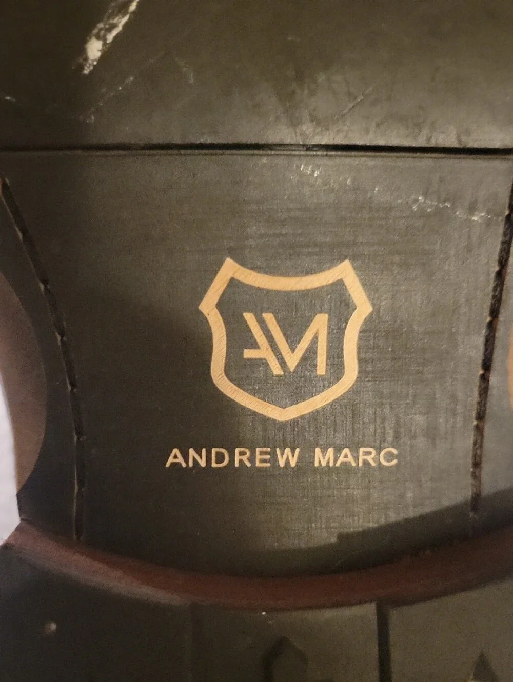 Andrew Marc Dark Brown Leather Chukka Boots